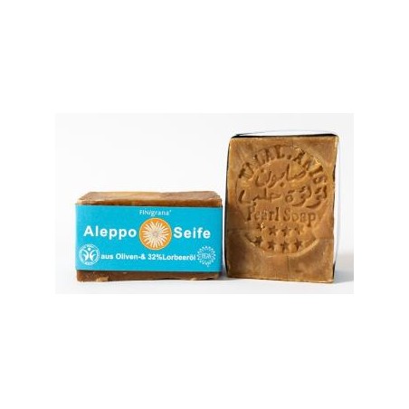 SAVON DU MIDI JABON EN PASTILLA alepo 32%+laurel 165gr. BIO