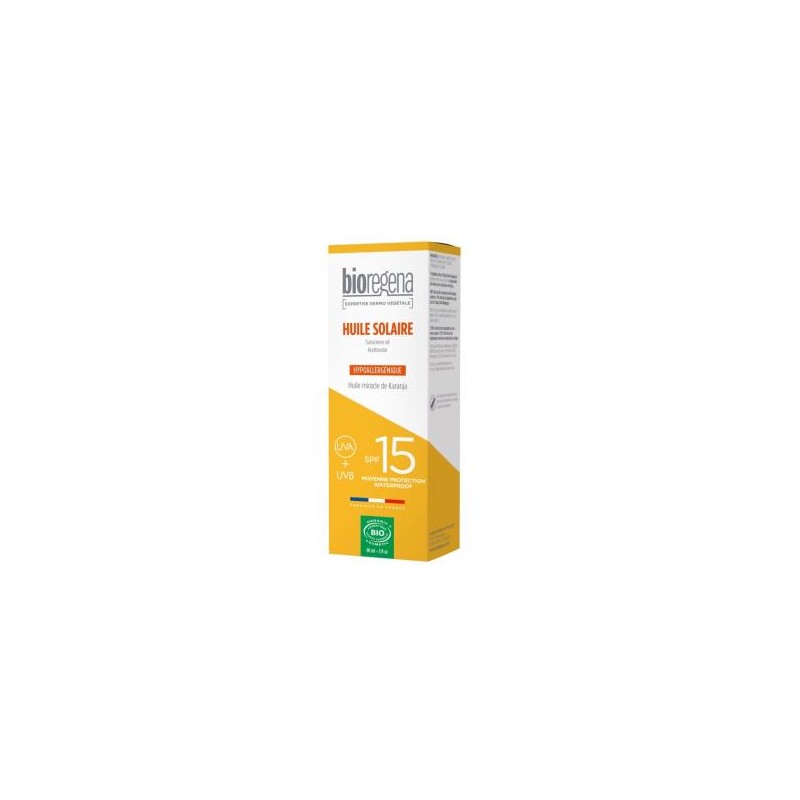 BIOREGENA ACEITE SOLAR SPF15 spray 90ml hipoalergenico. BIO