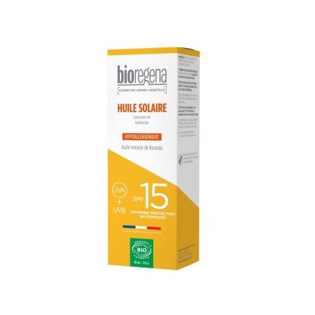 BIOREGENA ACEITE SOLAR SPF15 spray 90ml hipoalergenico. BIO