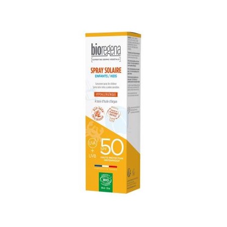 BIOREGENA SPRAY SOLAR niños SPF50 crema 90ml hipoalerg . BIO