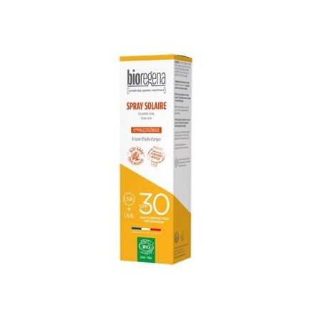 BIOREGENA SPRAY SOLAR SPF30 crema 90ml hipoalergenica. BIO