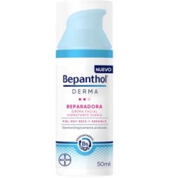 BAYER BEPANTHOL DERMA reparadora crema facial 50ml.