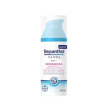 BAYER BEPANTHOL DERMA reparadora crema facial 50ml.