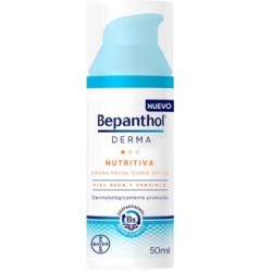 BAYER BEPANTHOL DERMA crema facial nutritiva SPF25 50ml.