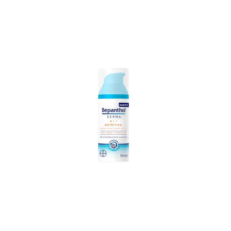 BAYER BEPANTHOL DERMA crema facial nutritiva SPF25 50ml. BAYER BEPANTHOL DERMA crema facial nutritiva SPF25 50ml.