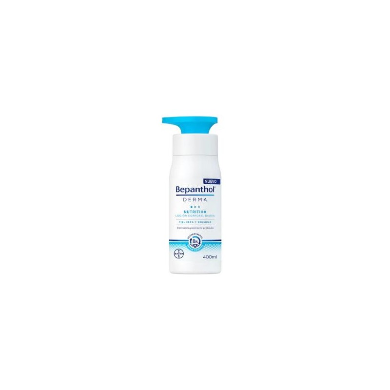 BAYER BEPANTHOL DERMA locion corporal nutritiva 400ml. BAYER BEPANTHOL DERMA locion corporal nutritiva 400ml.