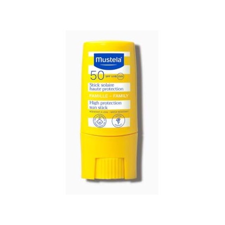 MUSTELA STICK SOLAR SPF50 familia 9ml.