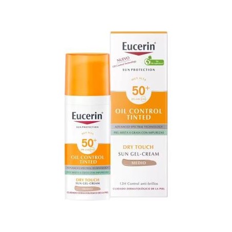 EUCERIN GEL-CREMA DRY TOUCH COLOR  SPF 50  50ML