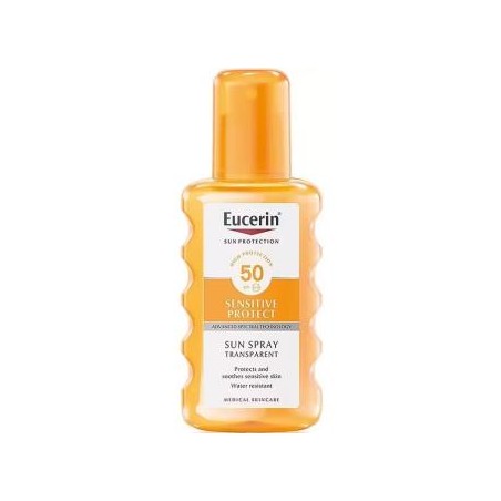 EUCERIN SPRAY TRANSPARENTE DRY TOUCH FPS50+ 200ml.