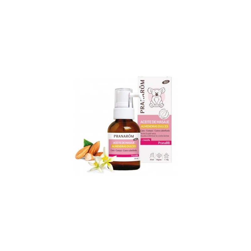 PRANABB aceite almendras dulces 30ml. BIO PRANABB aceite almendras dulces 30ml. BIO