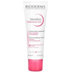 BIODERMA SENSIBIO DEFENSIVE RICA crema piel sensible 40ml.