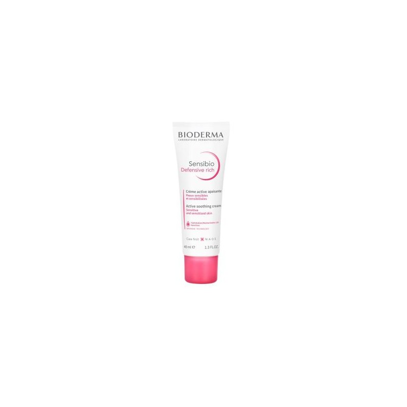 BIODERMA SENSIBIO DEFENSIVE RICA crema piel sensible 40ml.
