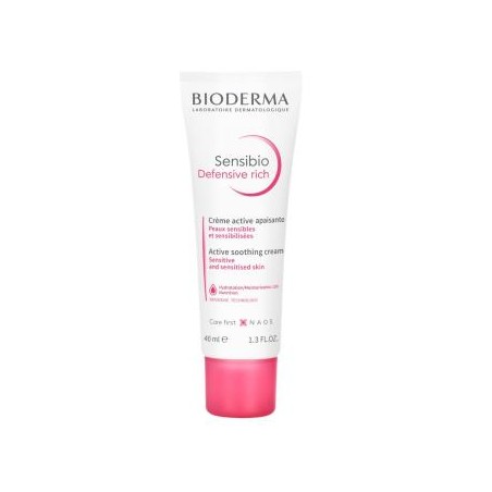 BIODERMA SENSIBIO DEFENSIVE RICA crema piel sensible 40ml.