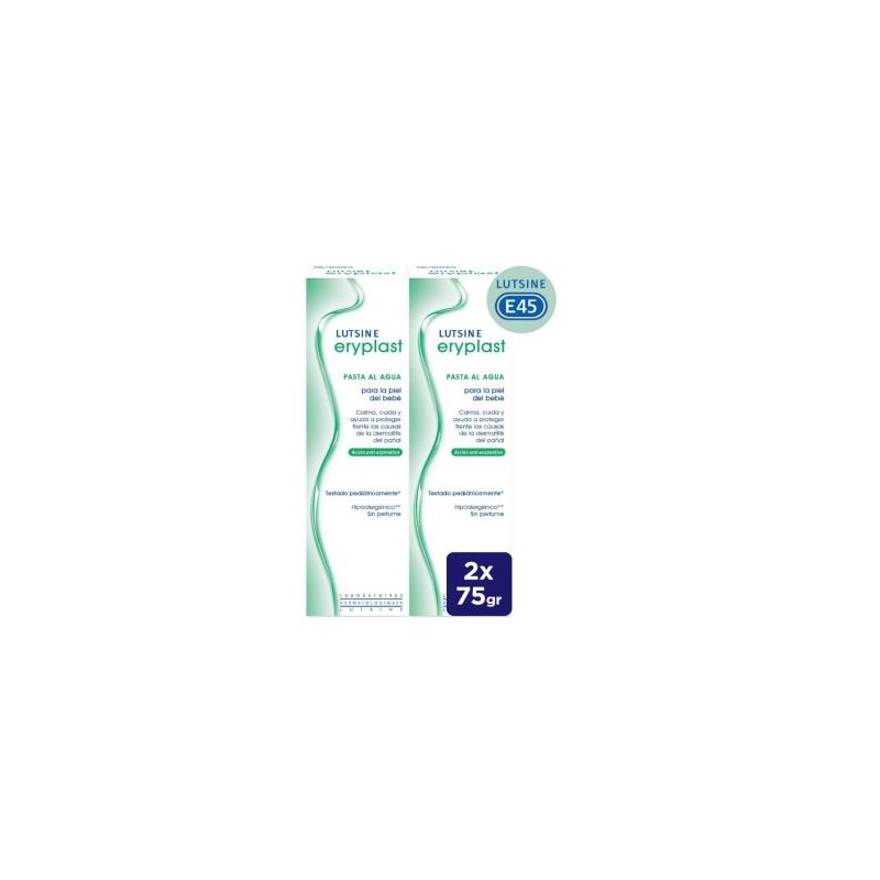 ERYPLAST pasta al agua 2ud 40% dto 75gr. ERYPLAST pasta al agua 2ud 40% dto 75gr.