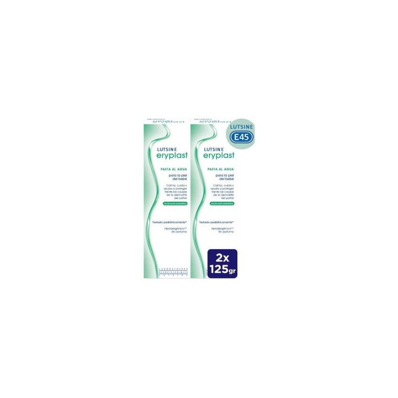 ERYPLAST pasta al agua 2ud 40% dto 125gr. ERYPLAST pasta al agua 2ud 40% dto 125gr.