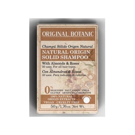 CHAMPU SOLIDO todo tipo cabello 50g