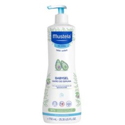 MUSTELA BABYGEL baño de espuma bebe-niño 750ml.