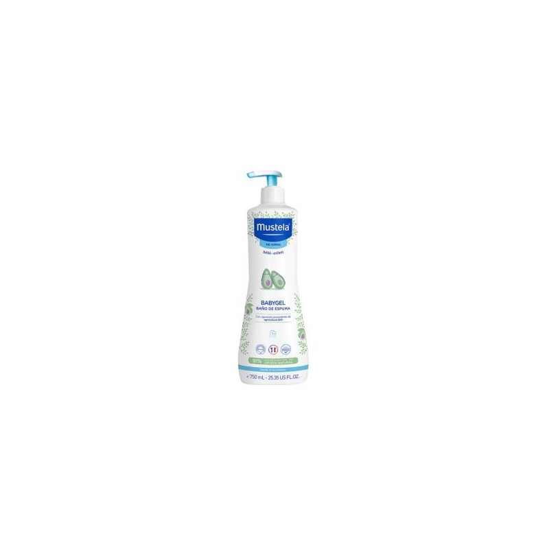MUSTELA BABYGEL baño de espuma bebe-niño 750ml. MUSTELA BABYGEL baño de espuma bebe-niño 750ml.