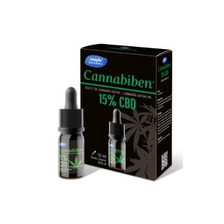 CANNABIBEN 15% CBD aceite corporal 10ml.