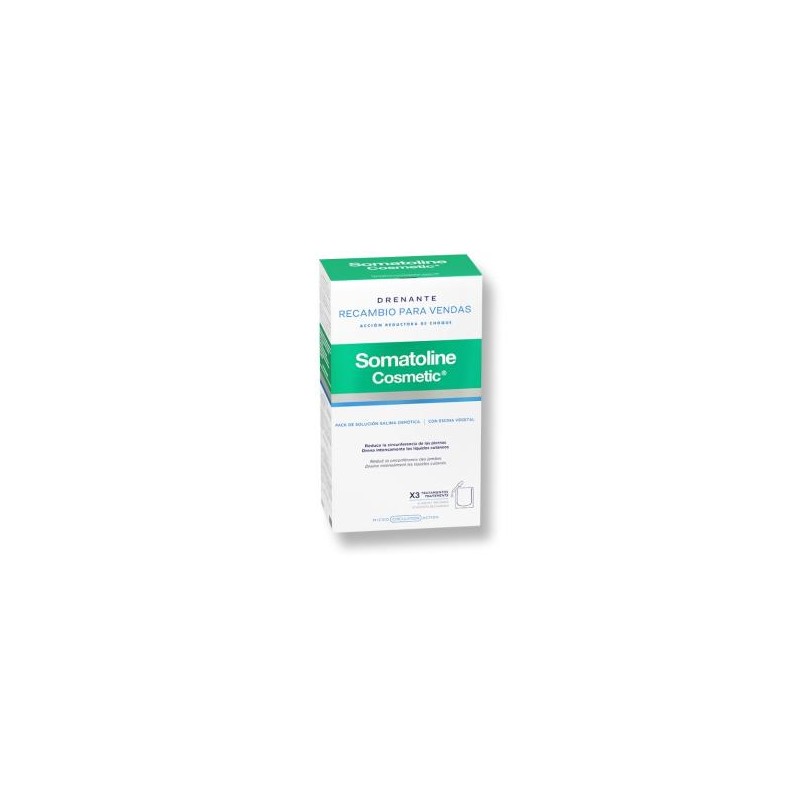 SOMATOLINE VENDAS REDUCTORAS DRENANTES recambio 6u