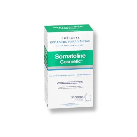 SOMATOLINE VENDAS REDUCTORAS DRENANTES recambio 6u