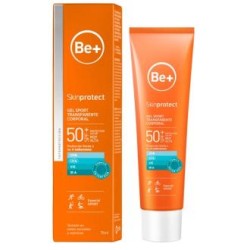 BE+  SPORT CORP spf 50+ GEL TRANS 75ml