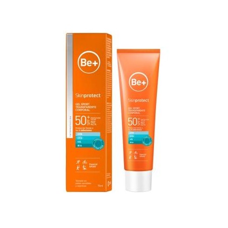 BE+  SPORT CORP spf 50+ GEL TRANS 75ml