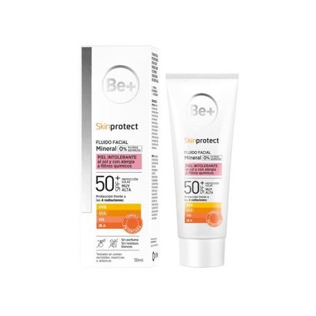 BE+  MINERAL FACIAL P/INTOL spf 50+ FLUIDO 50ml