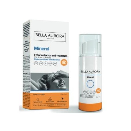 SOLAR MINERAL SPF50 antimanchas piel sensible 50ml