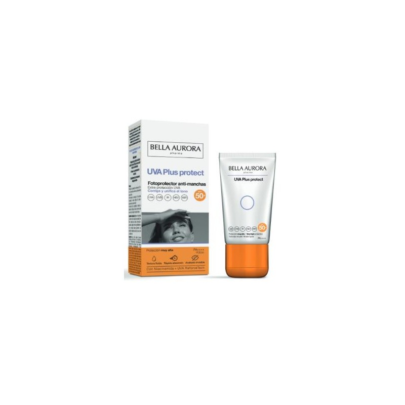 BELLA AURORA SOLAR UVA PLUS SPF50+ antimanchas 50ml. BELLA AURORA SOLAR UVA PLUS SPF50+ antimanchas 50ml.