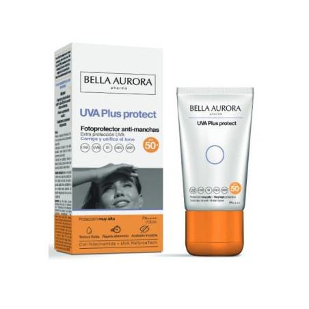 BELLA AURORA SOLAR UVA PLUS SPF50+ antimanchas 50ml.
