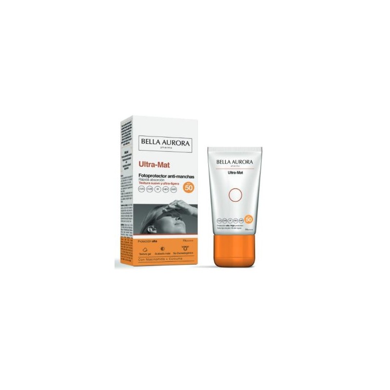 BELLA AURORA SOLAR ULTRA MAT SPF50 antimanchas 50ml. BELLA AURORA SOLAR ULTRA MAT SPF50 antimanchas 50ml.