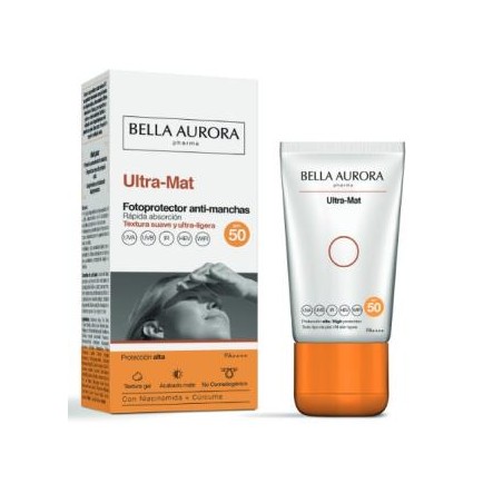 BELLA AURORA SOLAR ULTRA MAT SPF50 antimanchas 50ml.