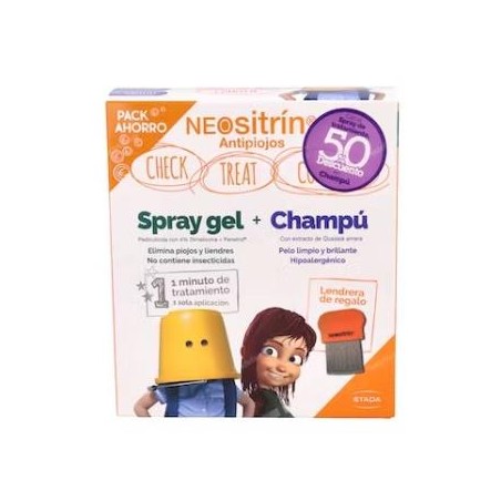 NEOSITRIN PACK CHAMPU + GEL + LENDRERA