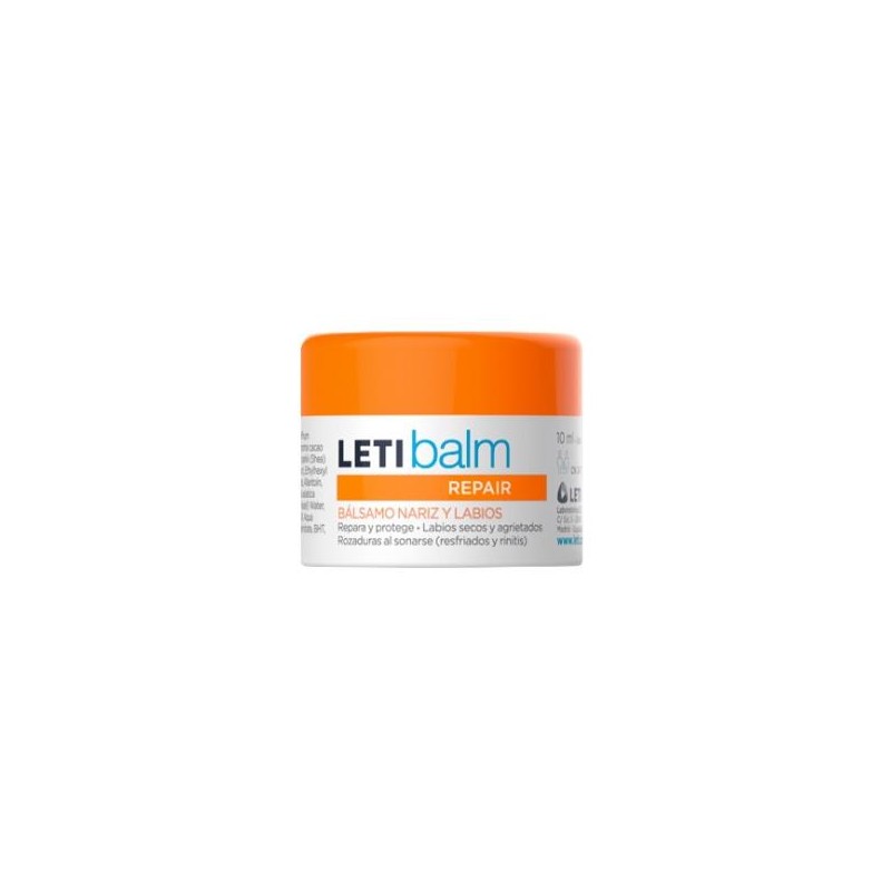LETI LETIBALM REPAIR PEDIAT BALSAMO NARIZ-LABIOS 10ml LETI LETIBALM REPAIR PEDIAT BALSAMO NARIZ-LABIOS 10ml