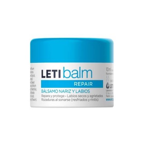 LETI LETIBALM REPAIR BALSAMO NARIZ-LABIOS TARRO 10ml