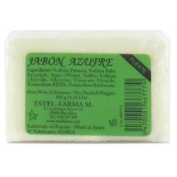 ESTEL-FARMA JABON AZUFRE FORTE 10 100gr