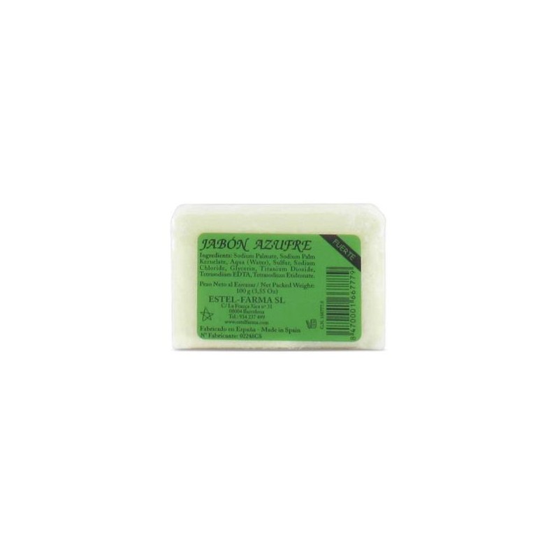 ESTEL-FARMA JABON AZUFRE FORTE 10 100gr