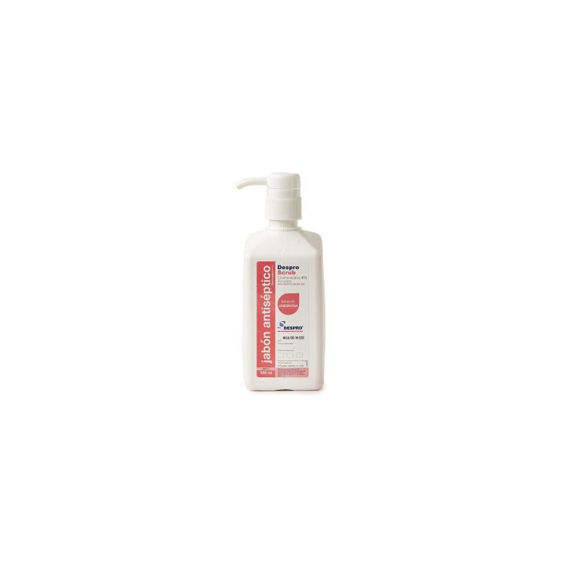 DESPRO SCRUB JABON ANTISEPT CLORHEXIDINA 4 500ml DESPRO SCRUB JABON ANTISEPT CLORHEXIDINA 4 500ml
