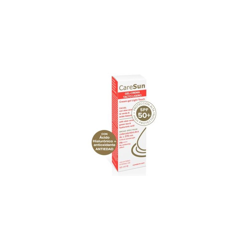 CARESUN SPF 50+ GEL CREMA tacto ligero 50ml CARESUN SPF 50+ GEL CREMA tacto ligero 50ml