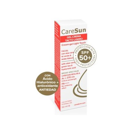 CARESUN SPF 50+ GEL CREMA tacto ligero 50ml