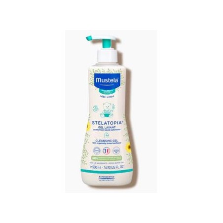 MUSTELA STELATOPIA gel de baño bebe-niño 500ml.