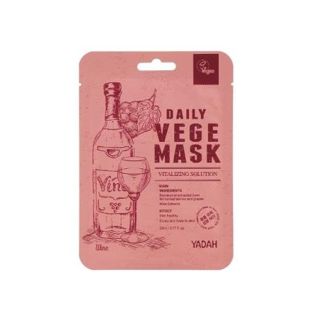 YADAH DAILY VEGI mask wine