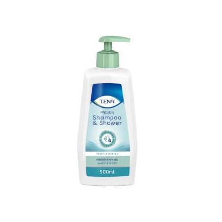 TENA SHAMPOO &amp  SHOWER 500ml