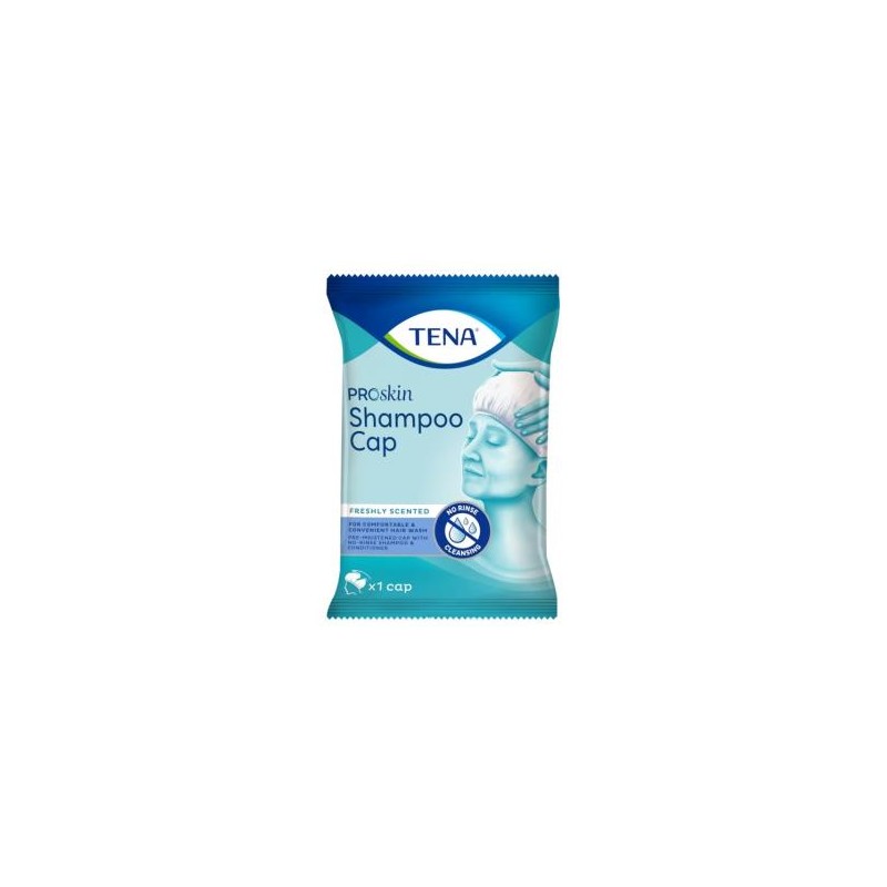 TENA GORRO CHAMPU LAVADO en seco 1un