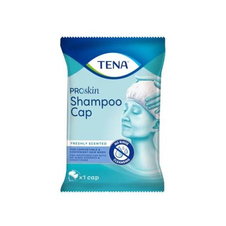 TENA GORRO CHAMPU LAVADO en seco 1un