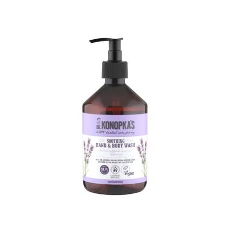 DR. KONOPKA´S JABON DE MANOS Y CUERPO calmante 500ml. VEGAN