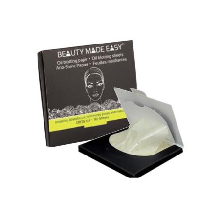 BEAUTY MADE EASY PAPELES MATIFICANTES te verde 80hojas.