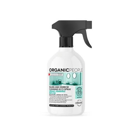 ORGANIC PEOPLE LIMPIACRISTALES white tea spray 500ml. ECO