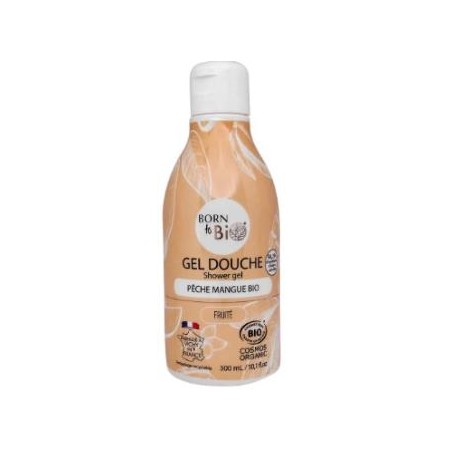 BORN TO BIO GEL DE BAÑO durazno y mango 300ml. BIO